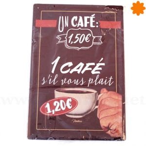 Cartel de estilo vintage para una Cafetería