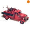 Figura de metal camión de bomberos decorativo