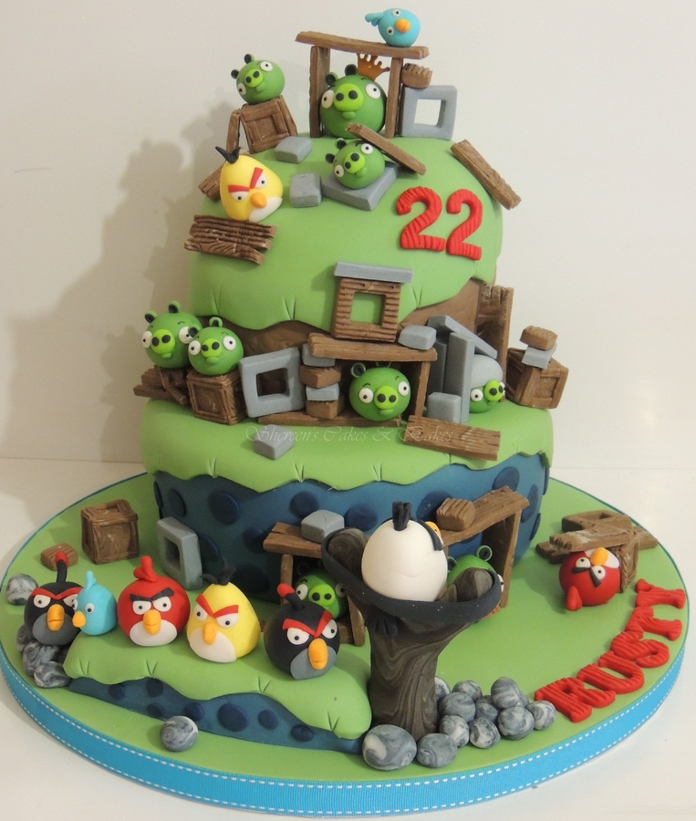 Angry Birds Cakes Angry pasteles