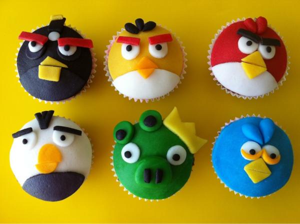 con los Angry Birds