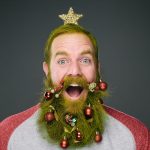 Barbas hipsters navideñas Felicitaciones de Navidad originales