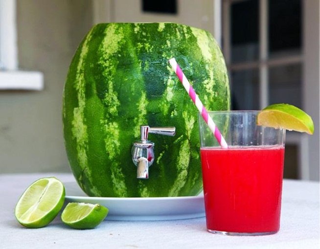 melon con licor DiY verano