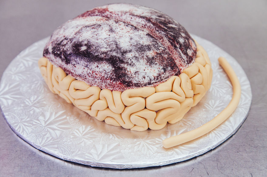 Bse del pastel de cerebro