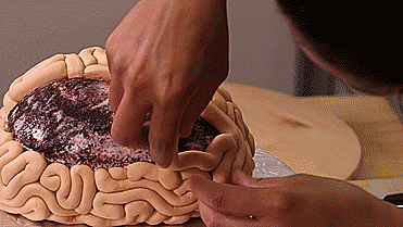 gif del pastel