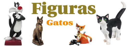 Figuras de gatos y gatitos