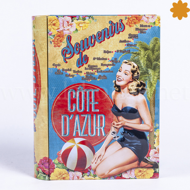 Caja para guardar recetas Libro Côte d'Azur