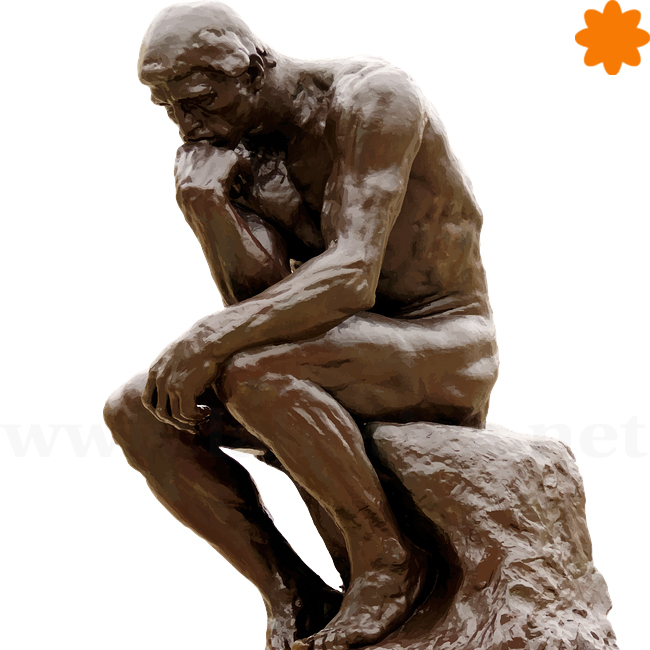 caganer del Pensador de Rodin