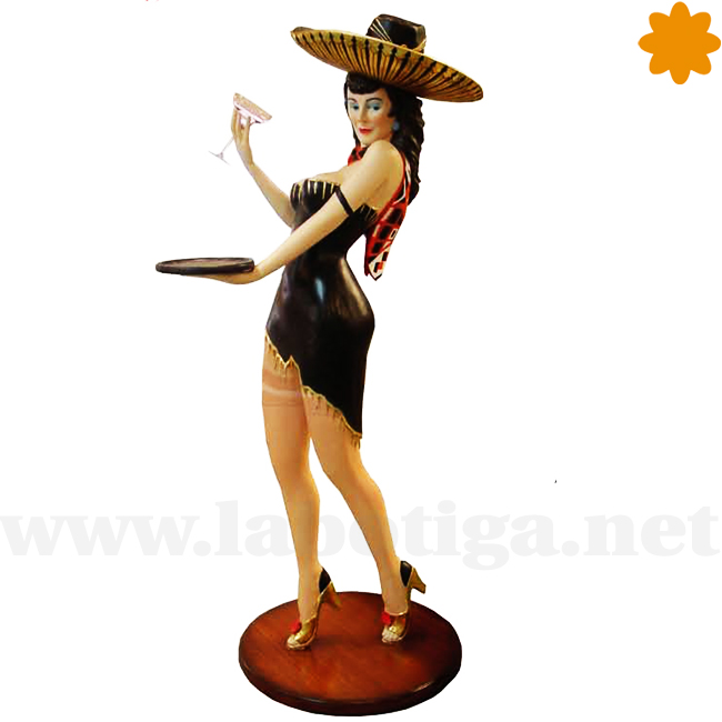 Figura de Camarera Mexicana