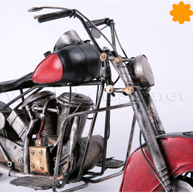 figura_de_metal_moto_harley_davidson_roja_y_negra_buen_regalo