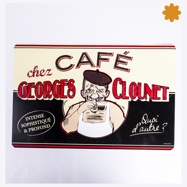 Individual de mesa Georges Clounet un regalo ideal para los cafeteros