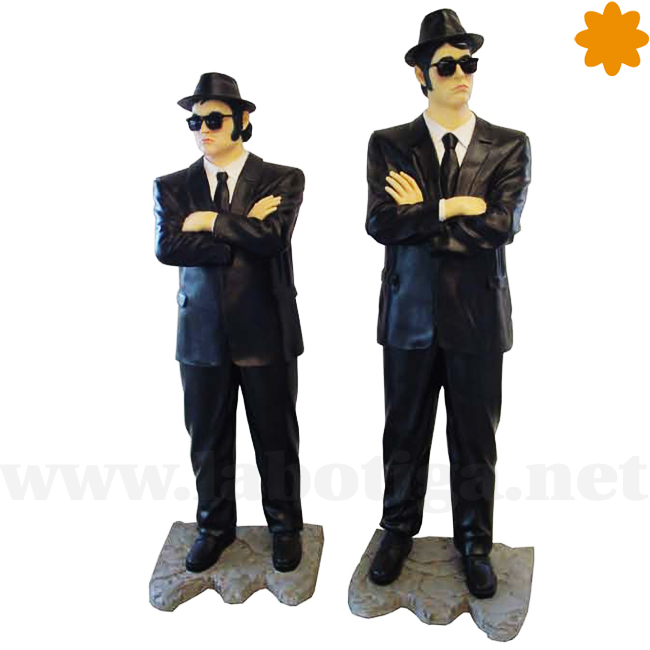Figuras de Jack y Elwood los Blues Brothers