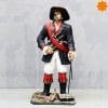 Figura de un capitán pirata a tamaño real