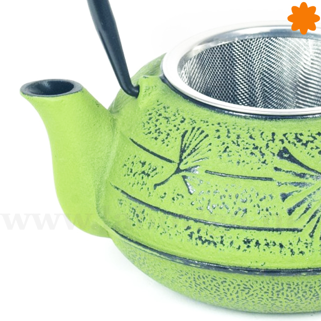 Tetera de hierro verde pistacho de 60ccl Tetera de hierro verde pistacho de 60ccl